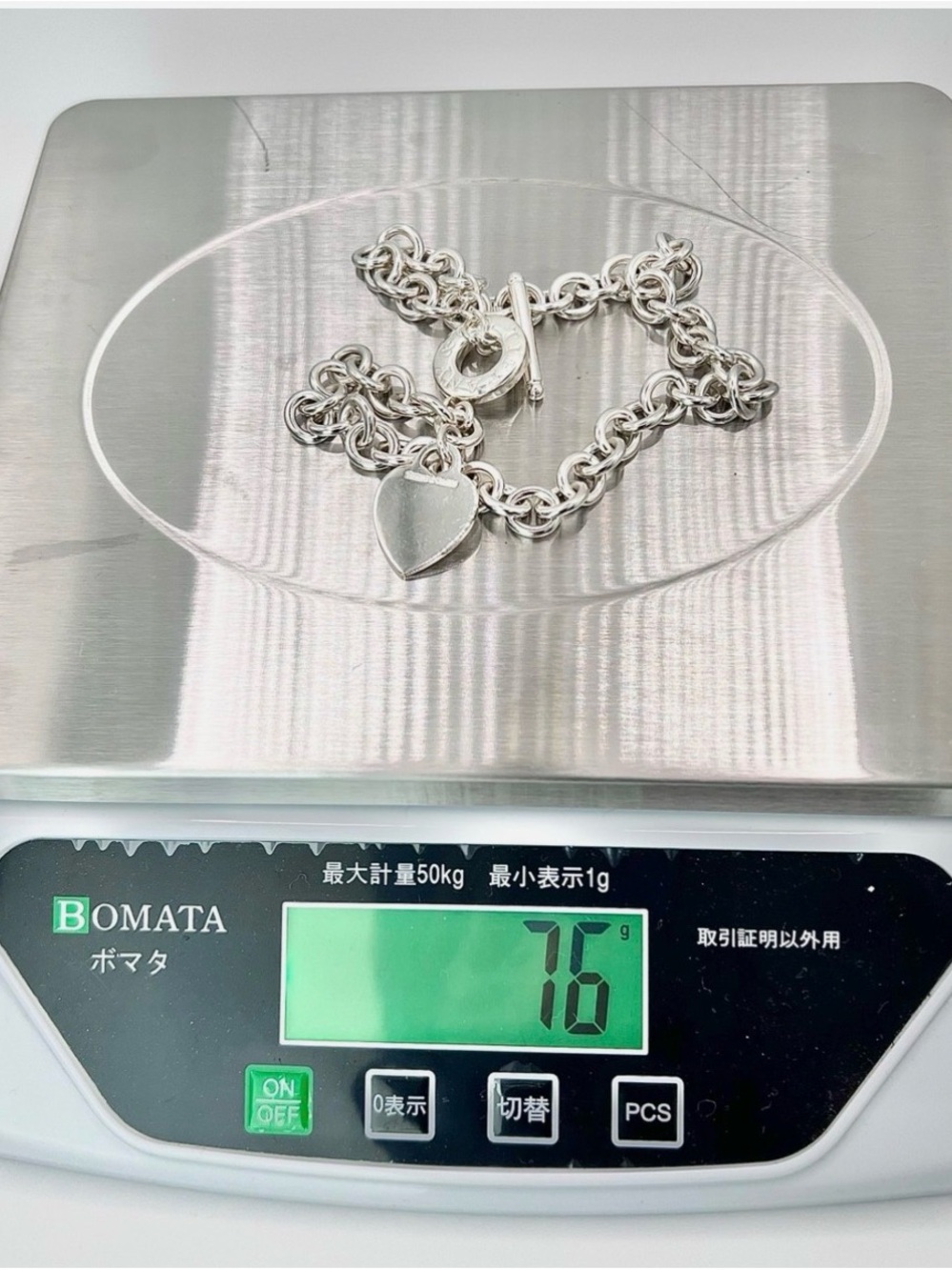 🔥Tiffany & Co Return to Tiffany Heart Tag Toggle Necklace 16" Sterling925🔥 - Picture 4 of 17